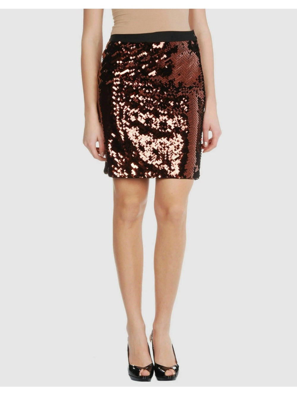 See by Chloé Copper Sequin Chevron Mini Skirt |
Size 42 or US 6 - Picture 2 of 15